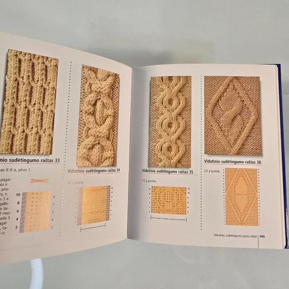 Mary Webb Mezgimas Raštai Ir Technika Knitting Book Lithuanian Language 2008 HC